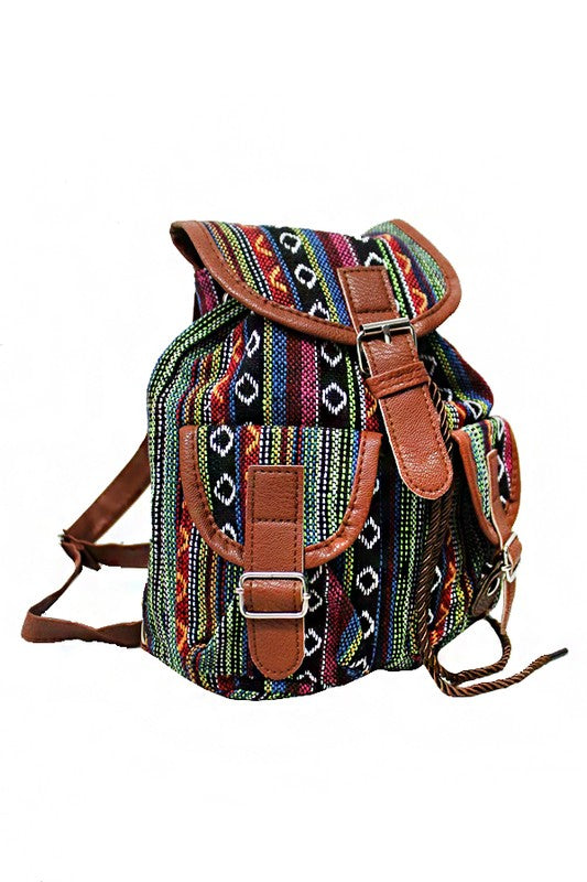 Juniors Boho Concert Festival Backpack