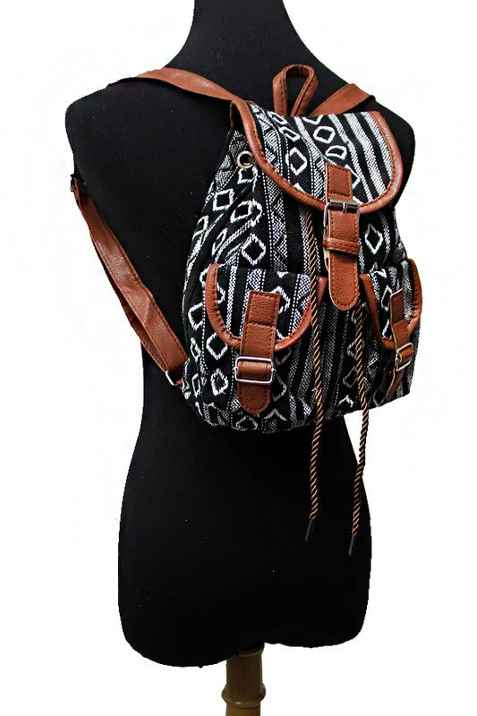 Juniors Boho Concert Festival Backpack