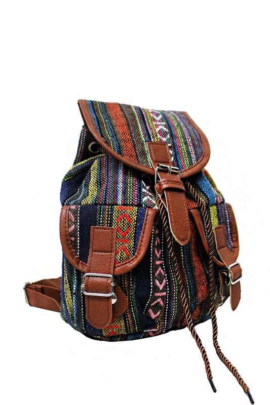 Juniors Boho Concert Festival Backpack