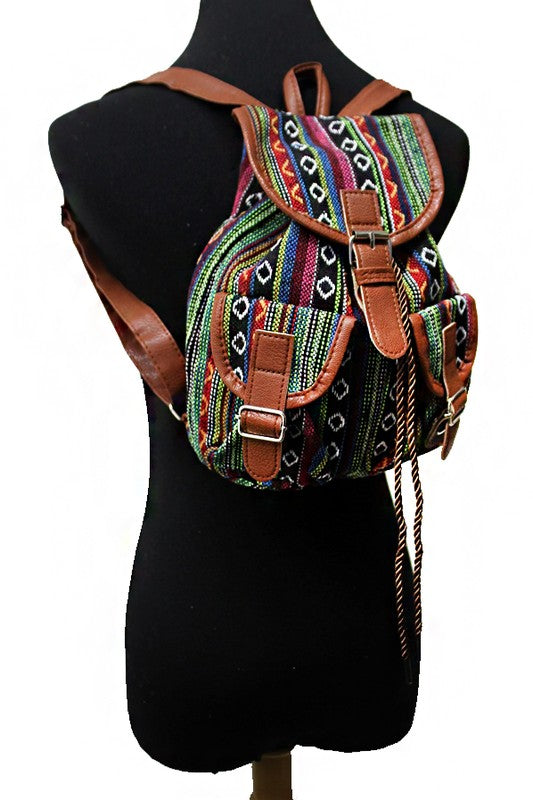 Juniors Boho Concert Festival Backpack