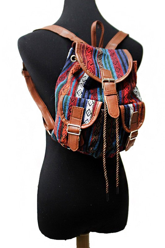 Juniors Boho Concert Festival Backpack