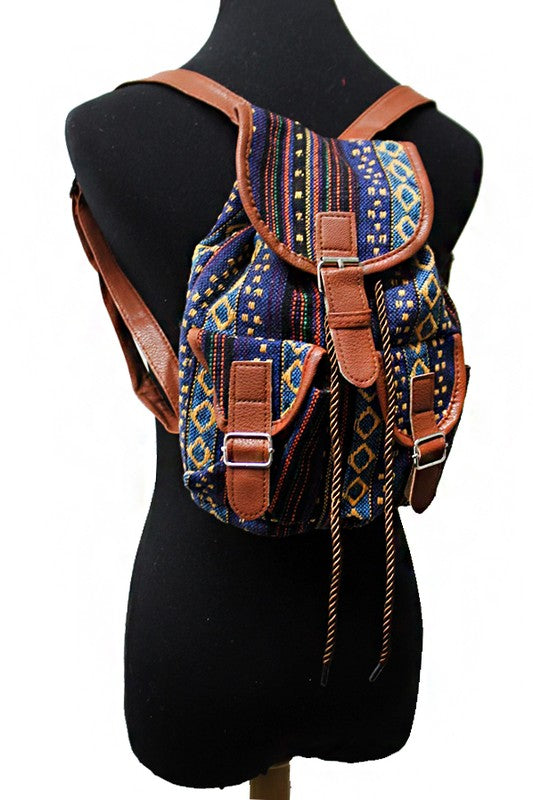 Juniors Boho Concert Festival Backpack