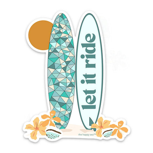 4" Let It Ride Sticker