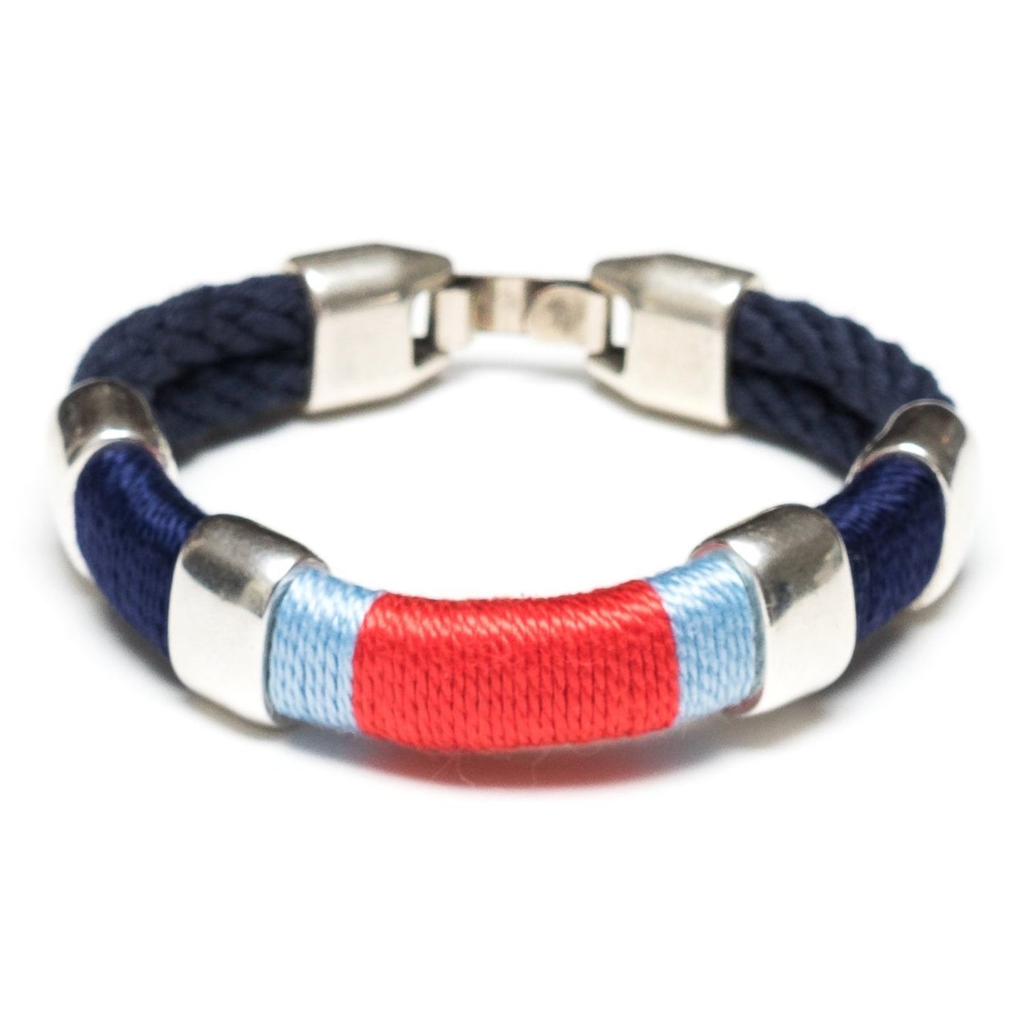 Allison Cole Newbury Bracelet (Navy/Navy/Blue/Coral/Silver)