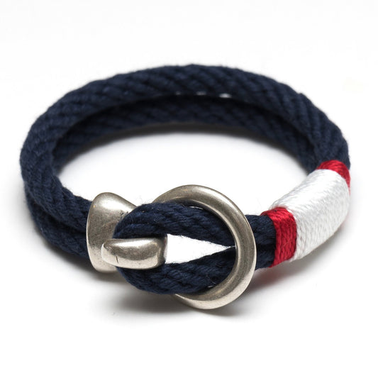 Allison Cole Deckard Bracelet (Navy/Red/White/Silver)