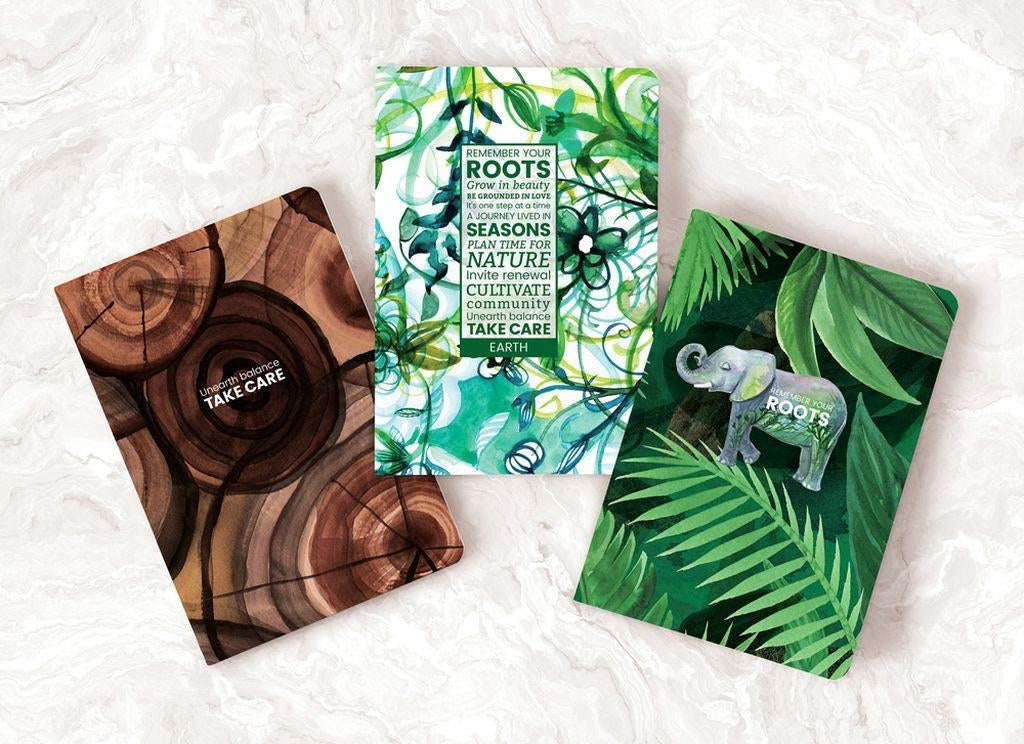 Earth Element Roots Journals by Cherish Flieder