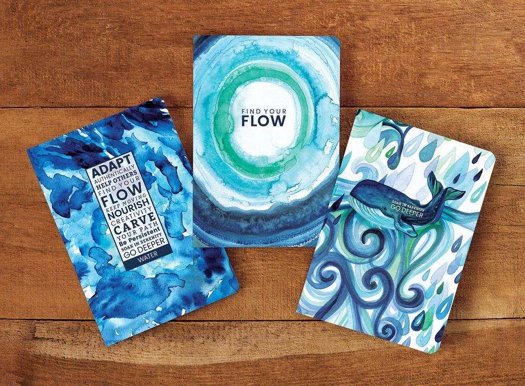 Water Element Flow Journals by Cherish Flieder