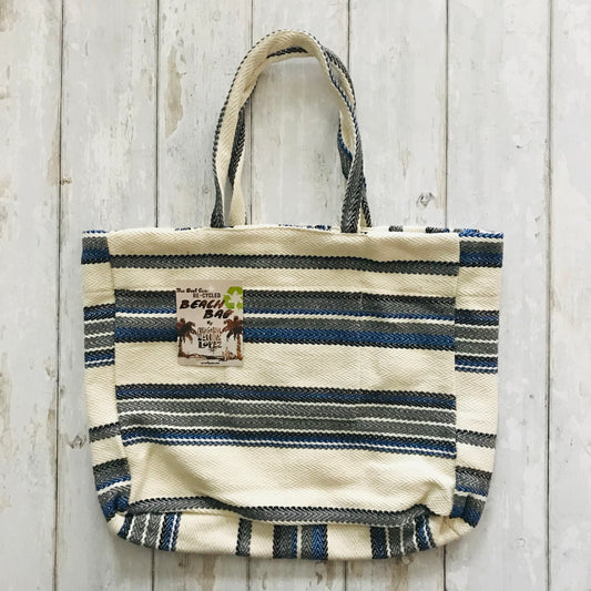 Baja Tote - Natural Azul