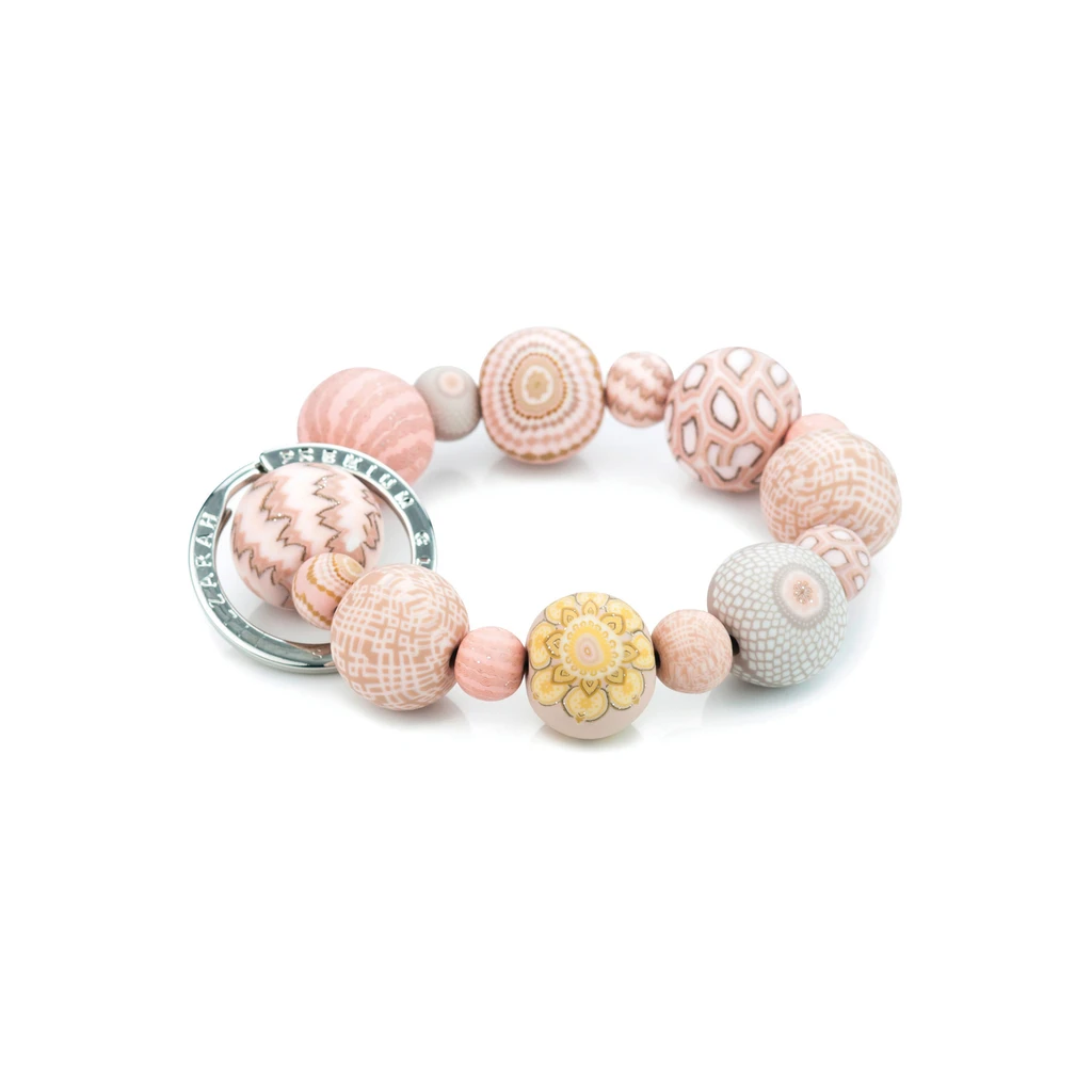 Jilzarah Bella Rosa Wrist Keychain