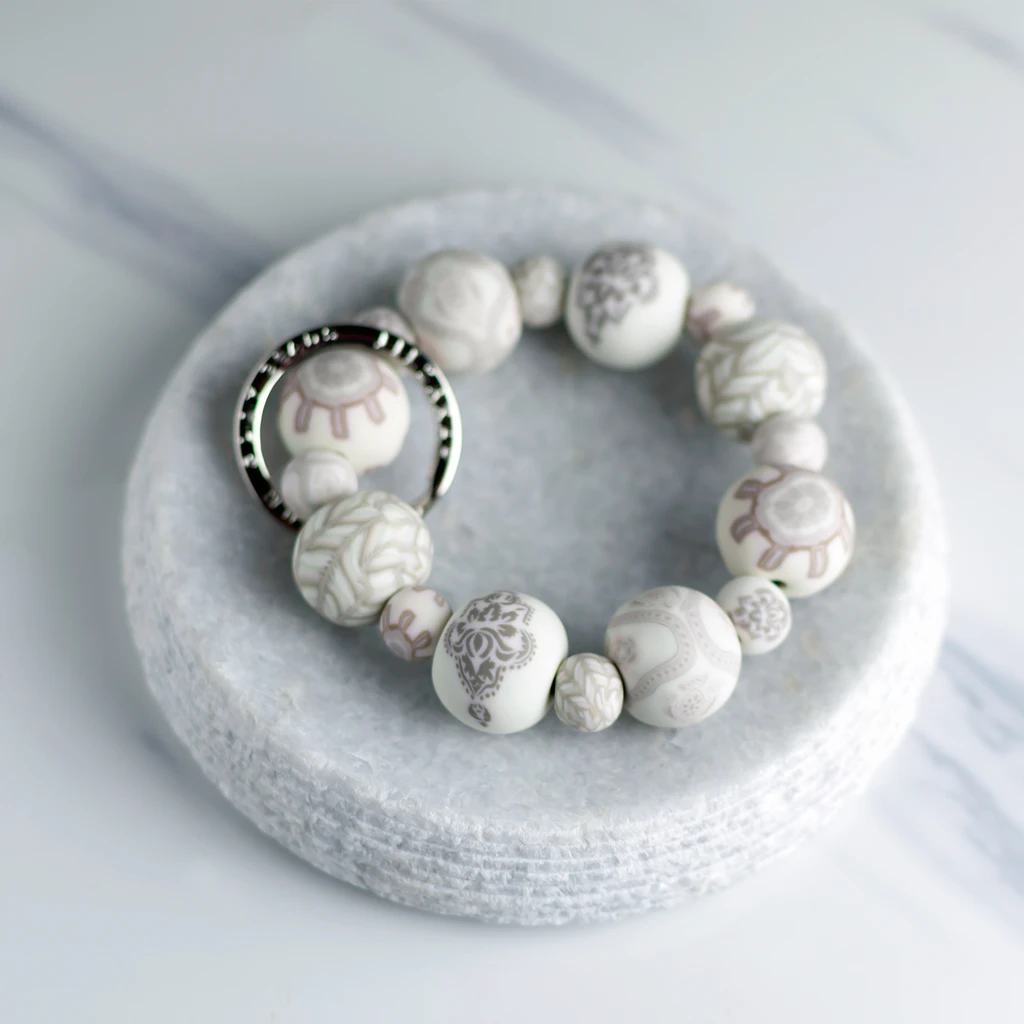 Jilzarah Linen Wrist Keychain