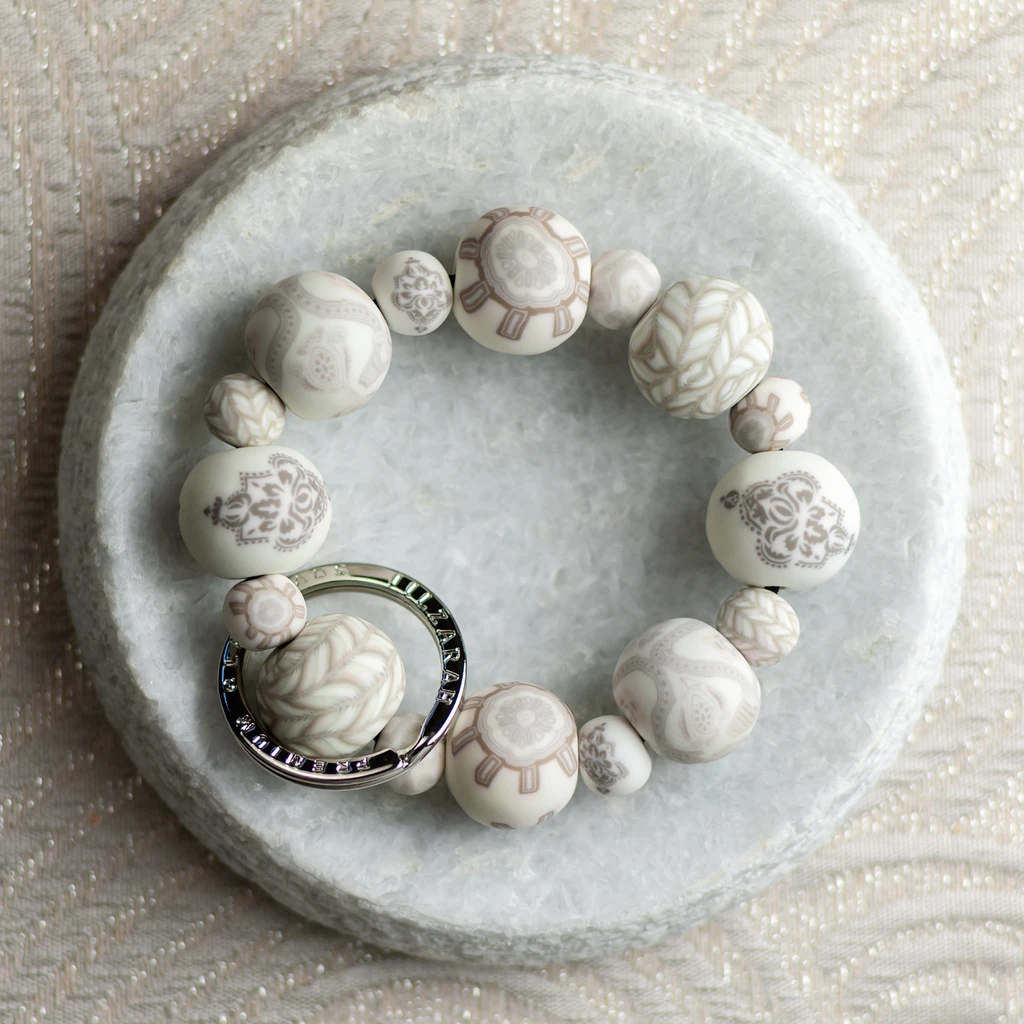 Jilzarah Linen Wrist Keychain