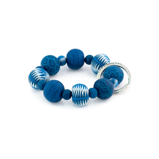 Jilzarah Navajo Blue Wrist Keychain