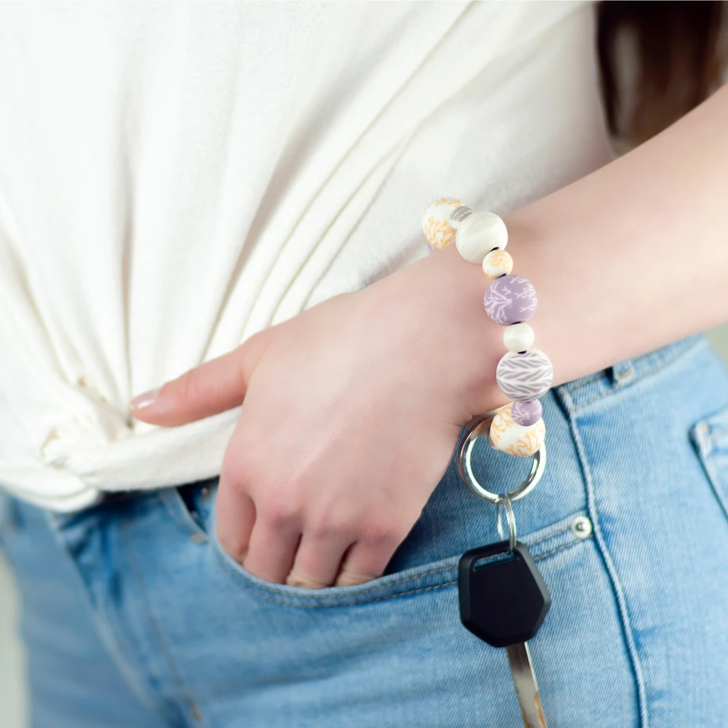 Jilzarah Summer Sand Wrist Keychain