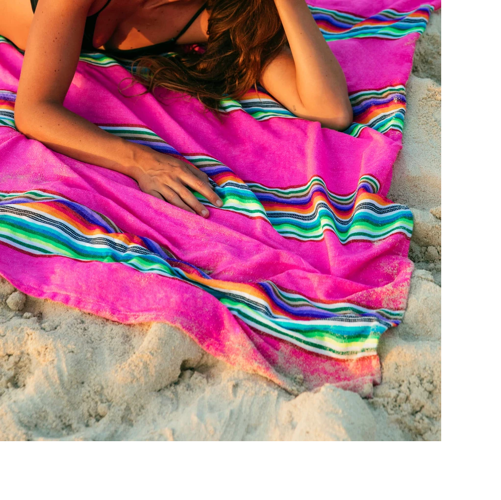 Las Bayadas® El Manolo Sarape Beach Blanket