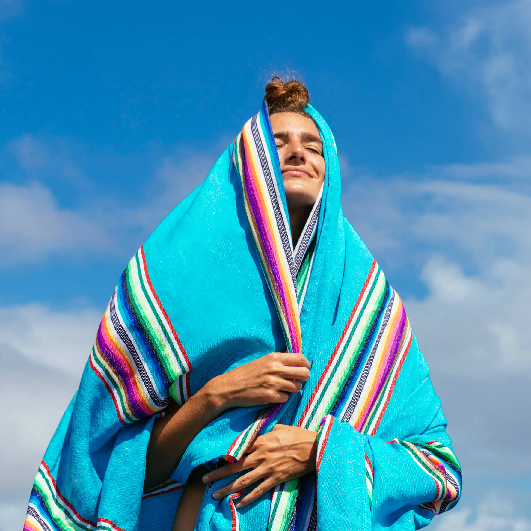 Las Bayadas® El Pancho Sarape Beach Blanket