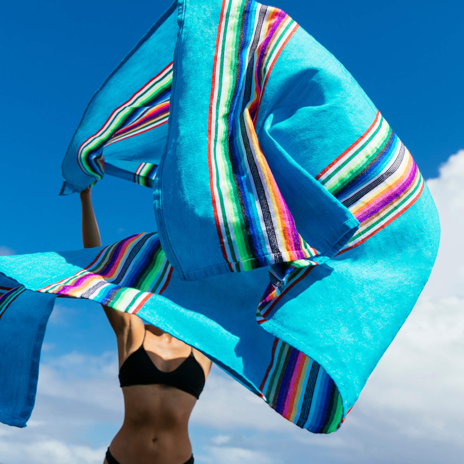 Las Bayadas® El Pancho Sarape Beach Blanket