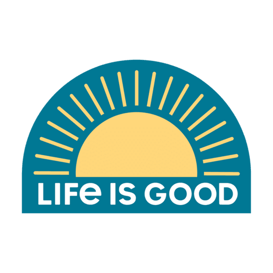 Life Is Good® Sunrise Die Cut Sticker