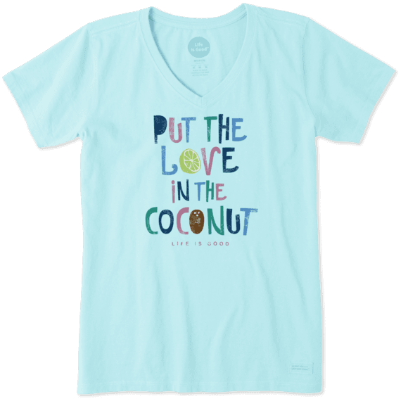 Life Is Good® Women's Love In the Coconut Crusher Vee