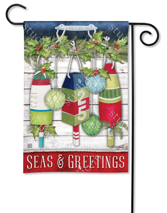 Seas and Greetings Garden Flag