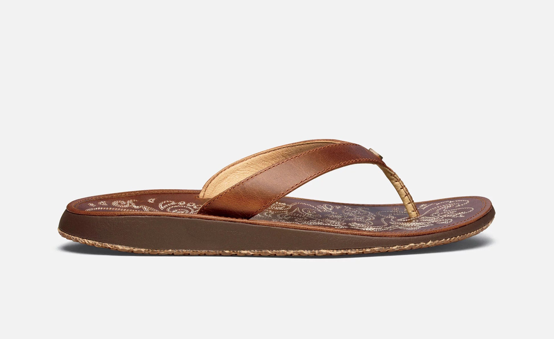 OluKai Women's Paniolo Sandal (Natural)