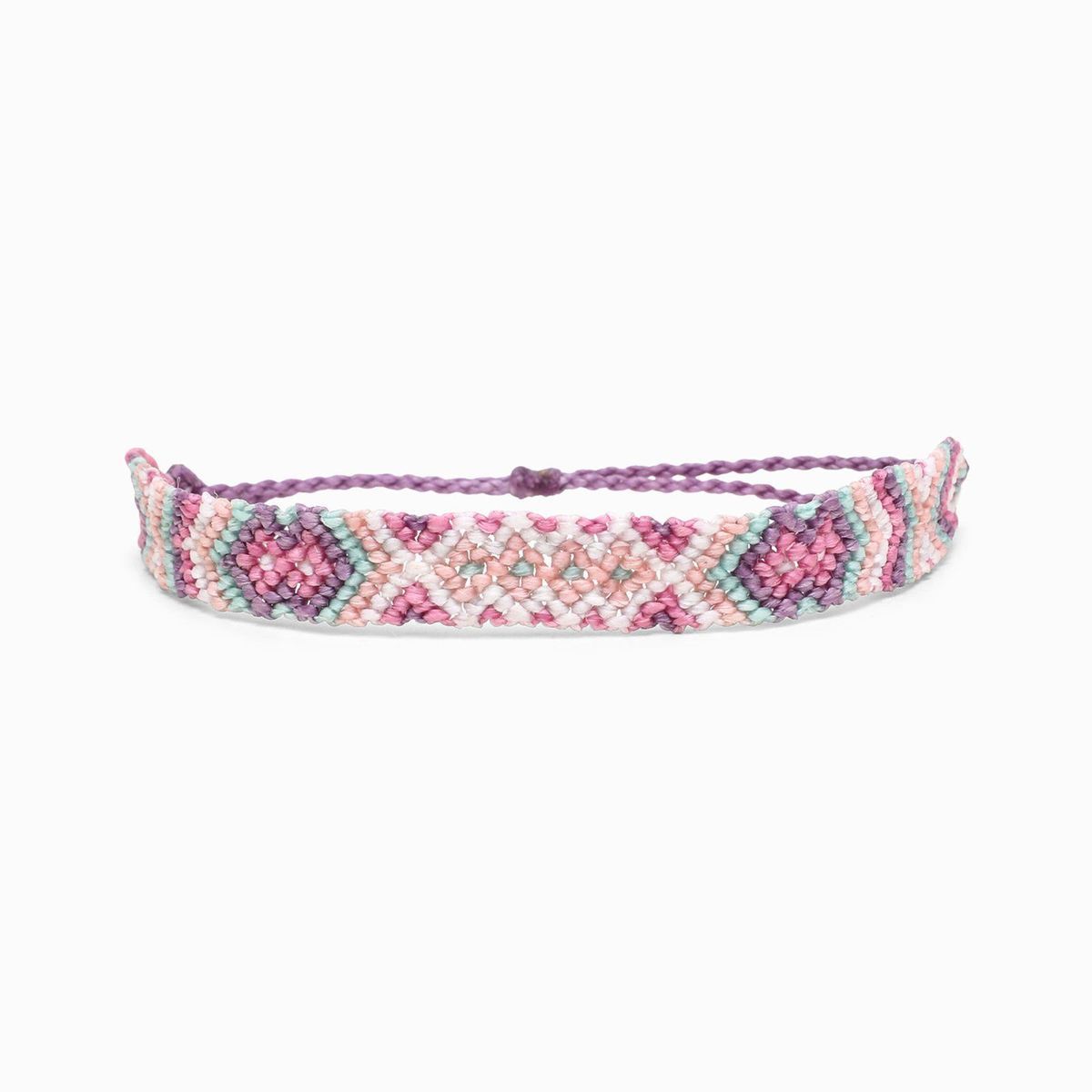 Pura Vida Friendship Macrame Bracelet (Light Purple)