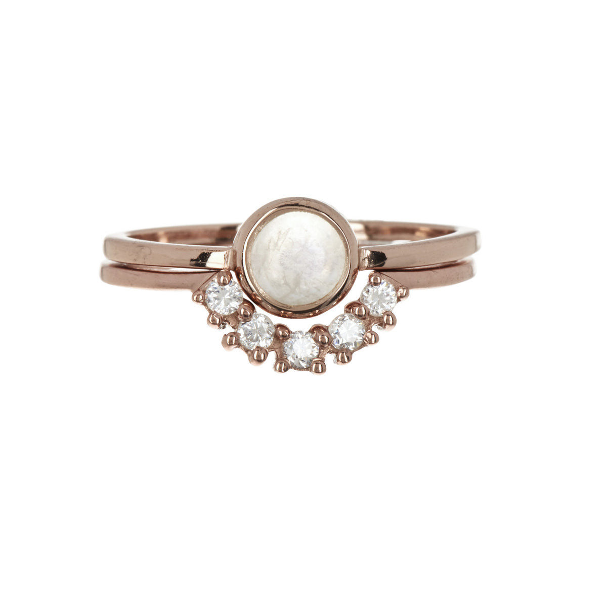 Pura Vida Rose Gold Nesting Rings
