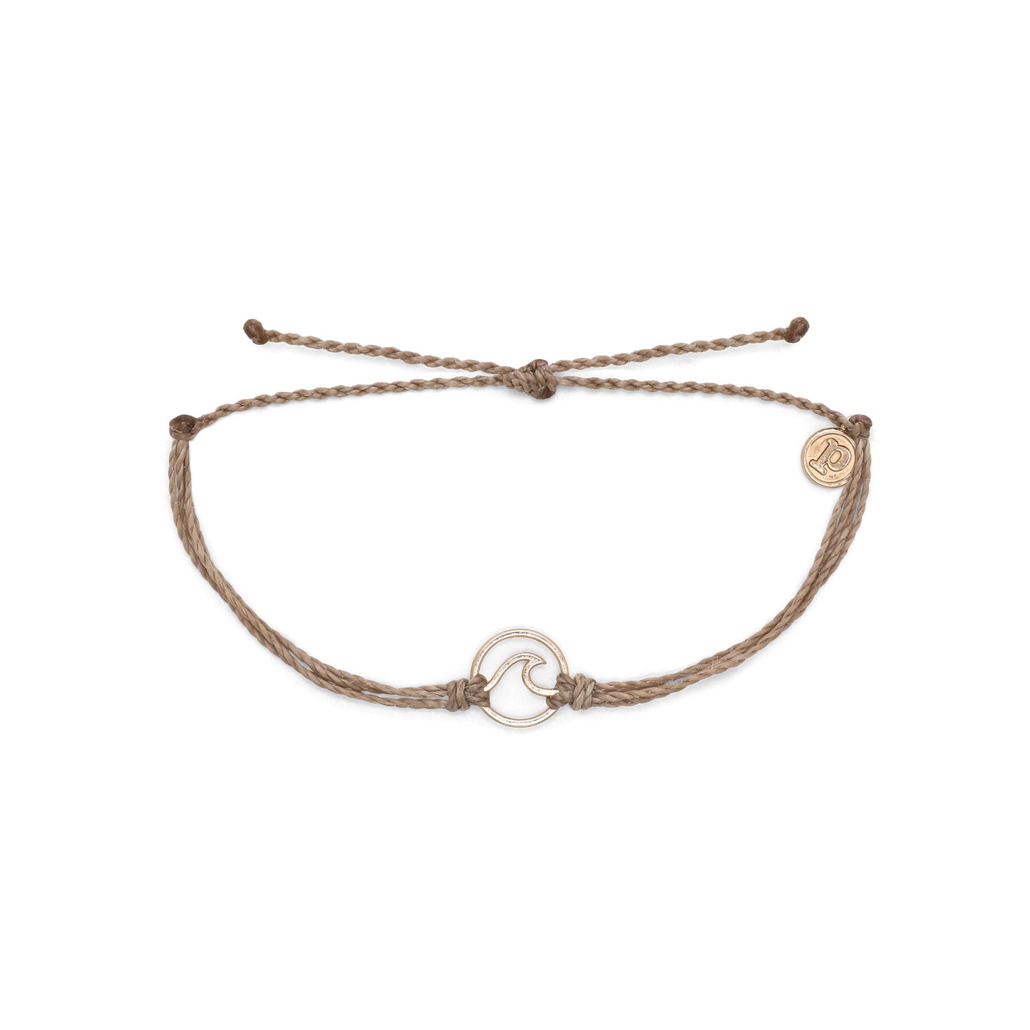 Rose Gold Wave Charm Bracelet