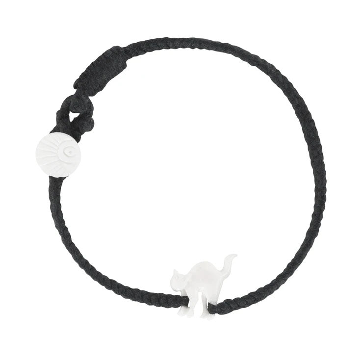 Wanderer Black Cat Bracelet - Button