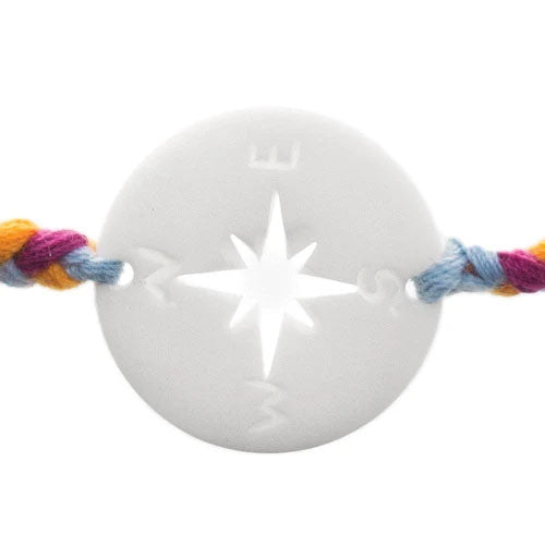 Wanderer Compass Bracelet - Button - Morocco