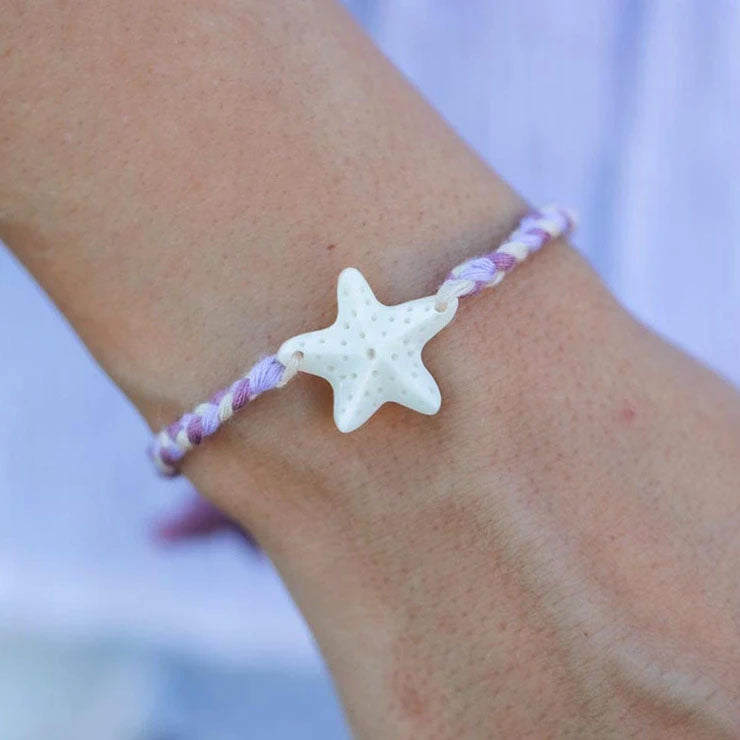 Wanderer Starfish Bracelet - Tassel - Wisteria