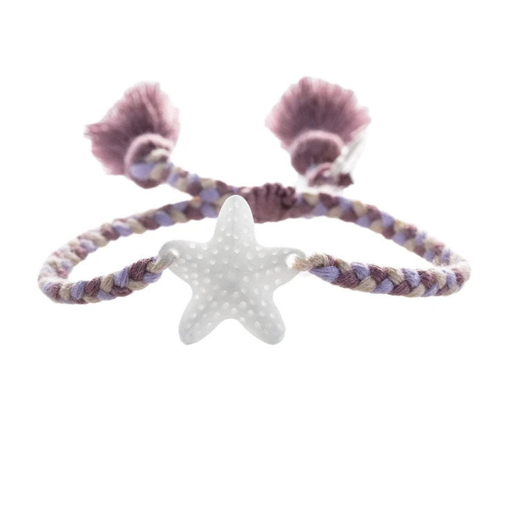 Wanderer Starfish Bracelet - Tassel - Wisteria