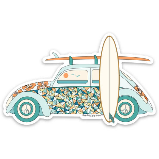 3" Hibiscus Bug Sticker