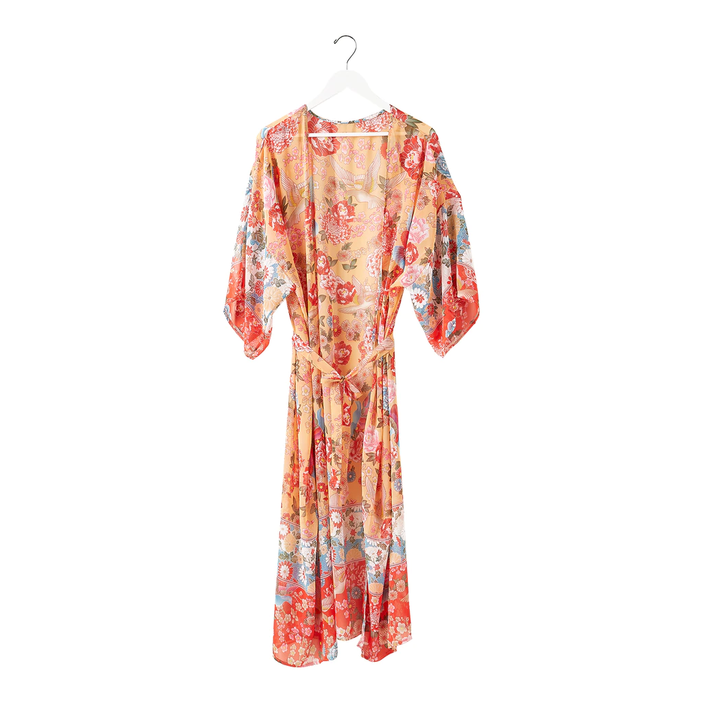 Boho Floral Kimono
