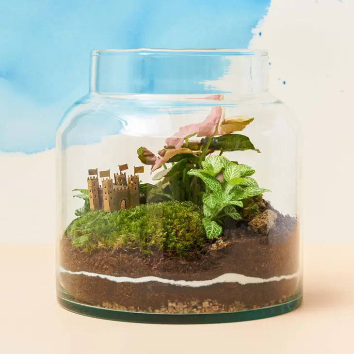 Castle Mini Model - Terrarium Decor DIY Kit