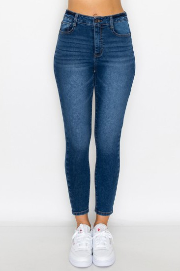 WAX JEAN High Waist Skinny Knit Denim Jean