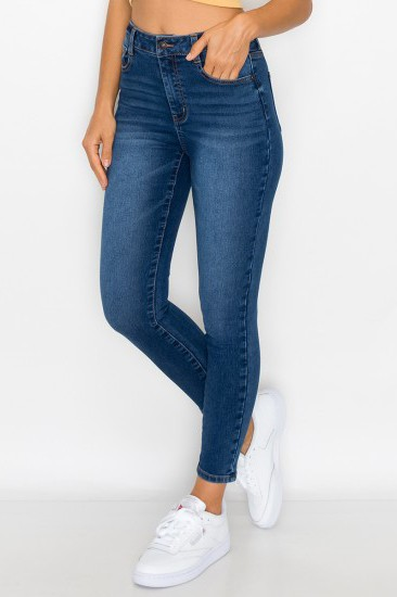WAX JEAN High Waist Skinny Knit Denim Jean