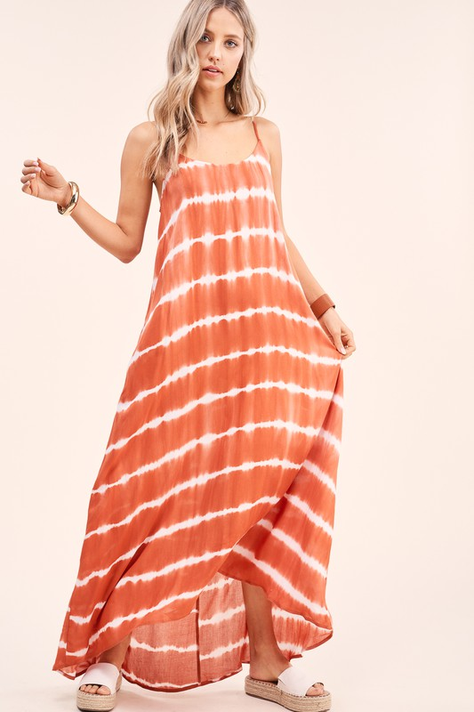 Elysian Tie-Dye Dress (Ginger)