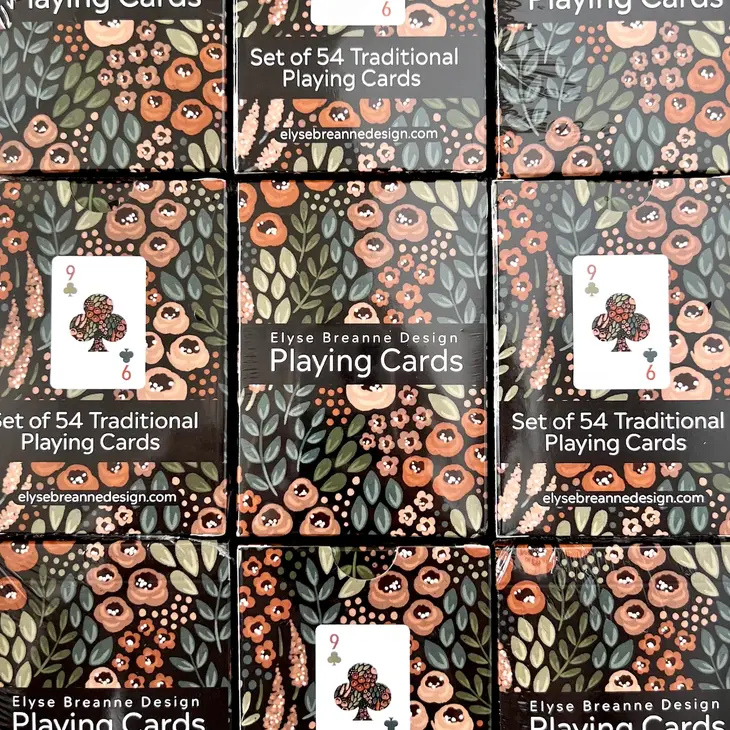 Floral Playing Cards