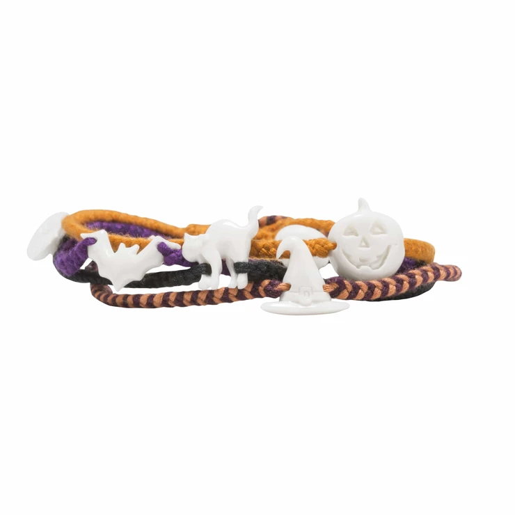 Wanderer Halloween Stack Button Bracelet Set of 4