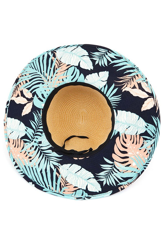 Tropical Sun Hat (Navy)