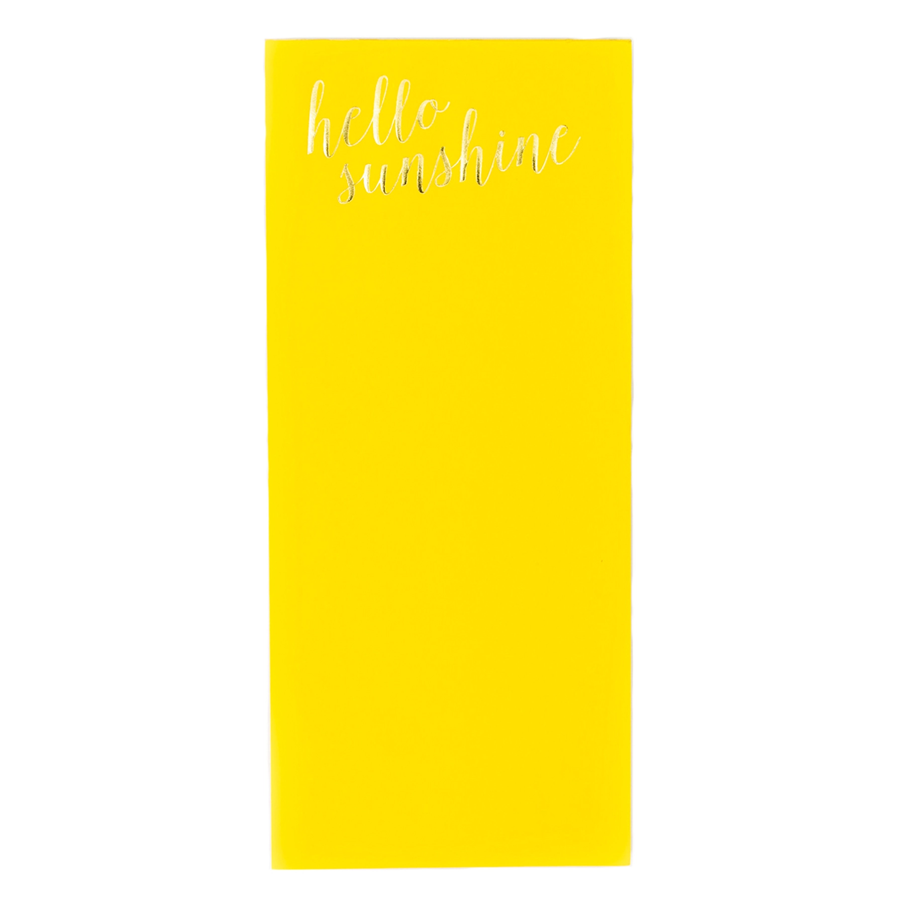 Hello Sunshine List Pad