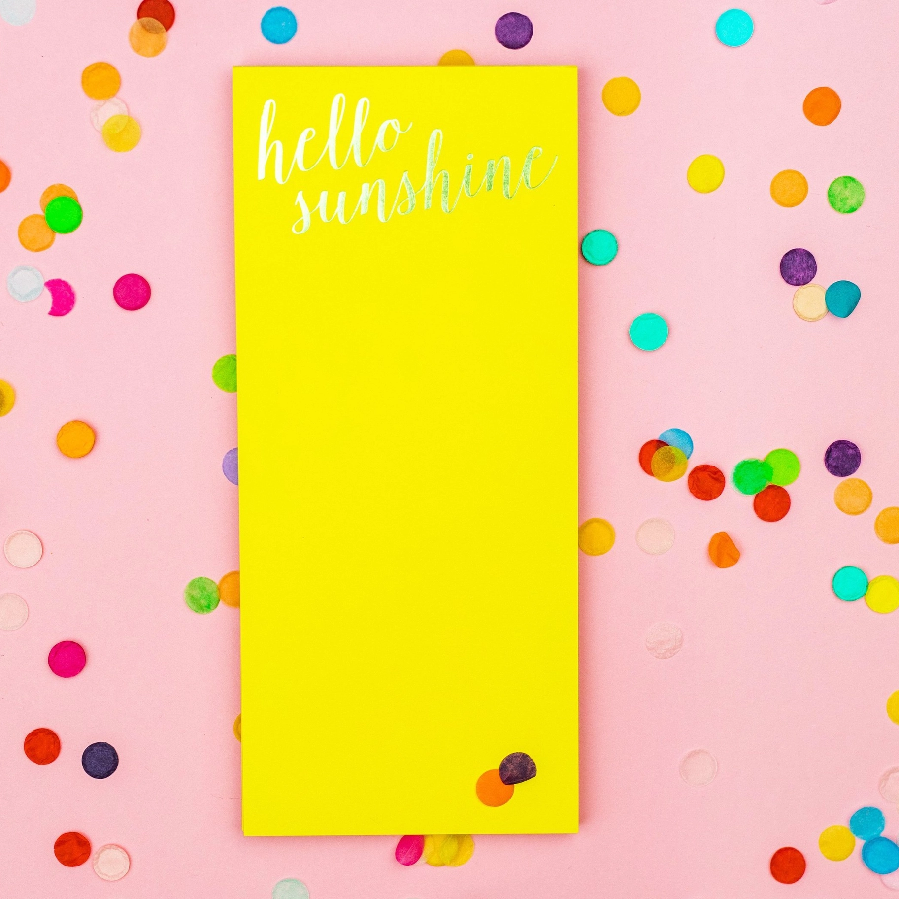 Hello Sunshine List Pad