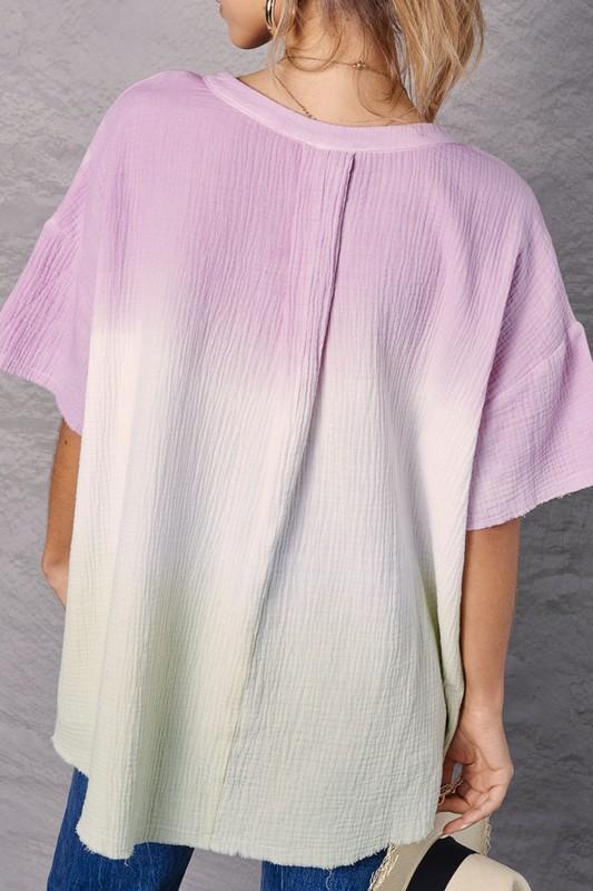 Horizons Top (Mauve/Mint)