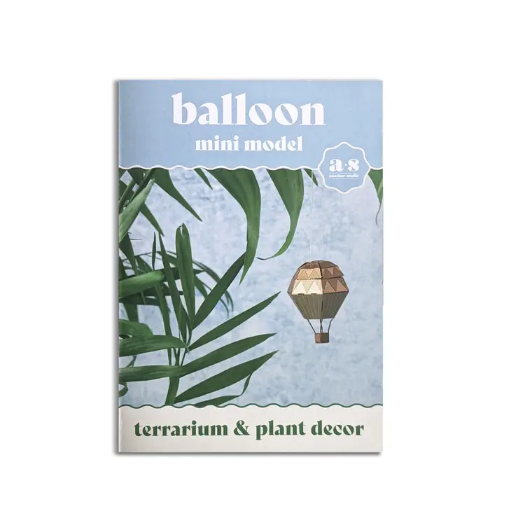 Hot Air Balloon Mini Model - Terrarium Decor DIY Kit