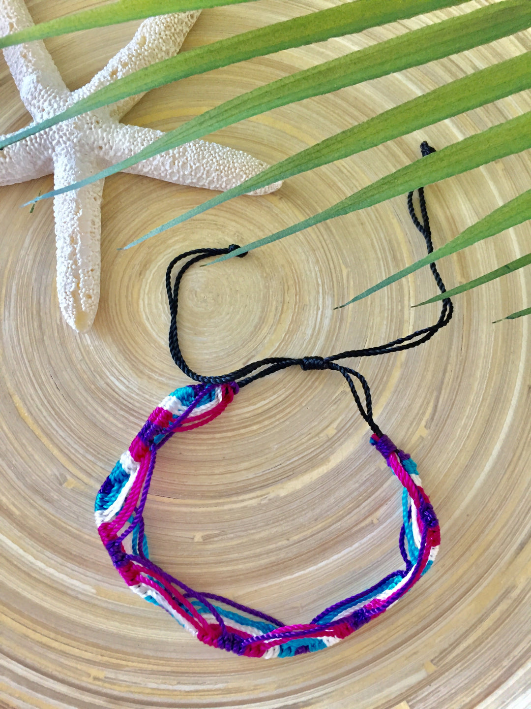 String Anklet (Purple/Blue/White/Pink)
