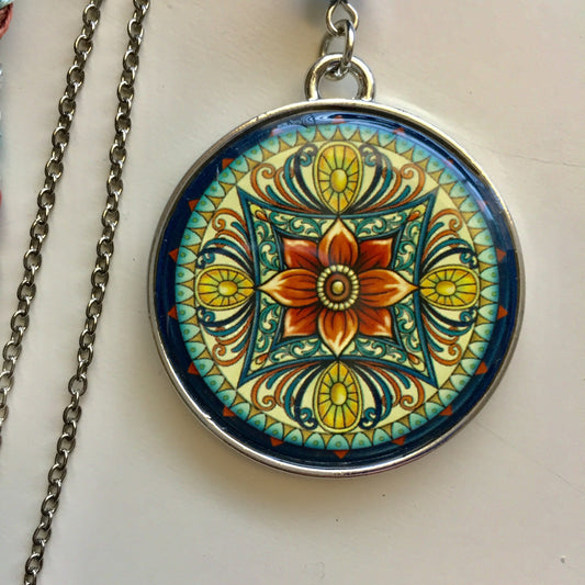 "Floral Mandala" Anywhere Charm