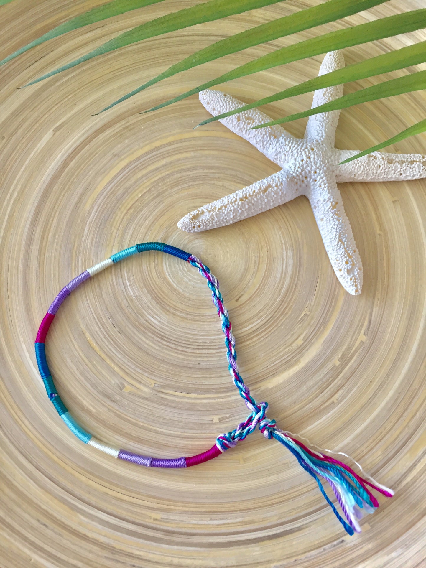 Color Block Friendship Bracelet (Mermaid)