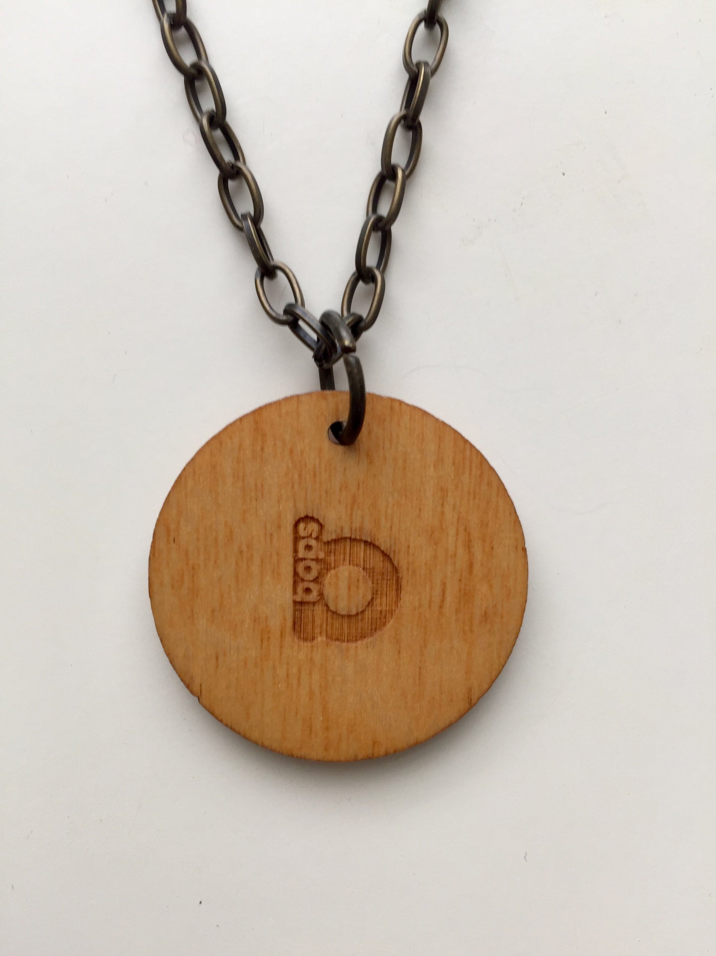 "Live Fiercely" Wood Necklace