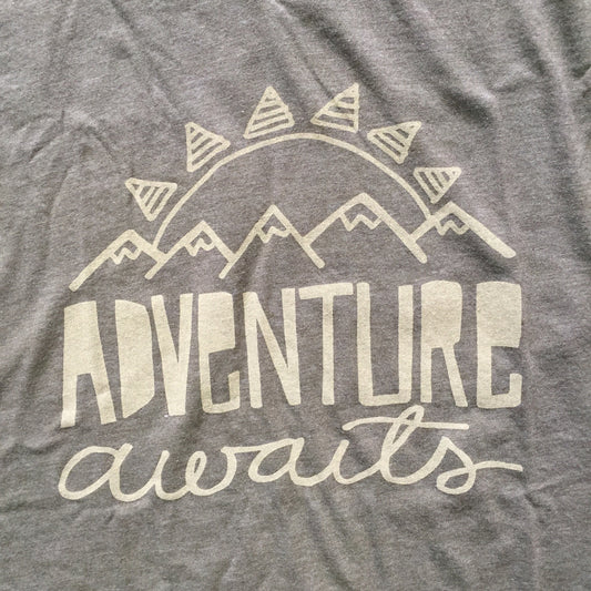 Bops "Adventure Awaits" V-Neck Tee