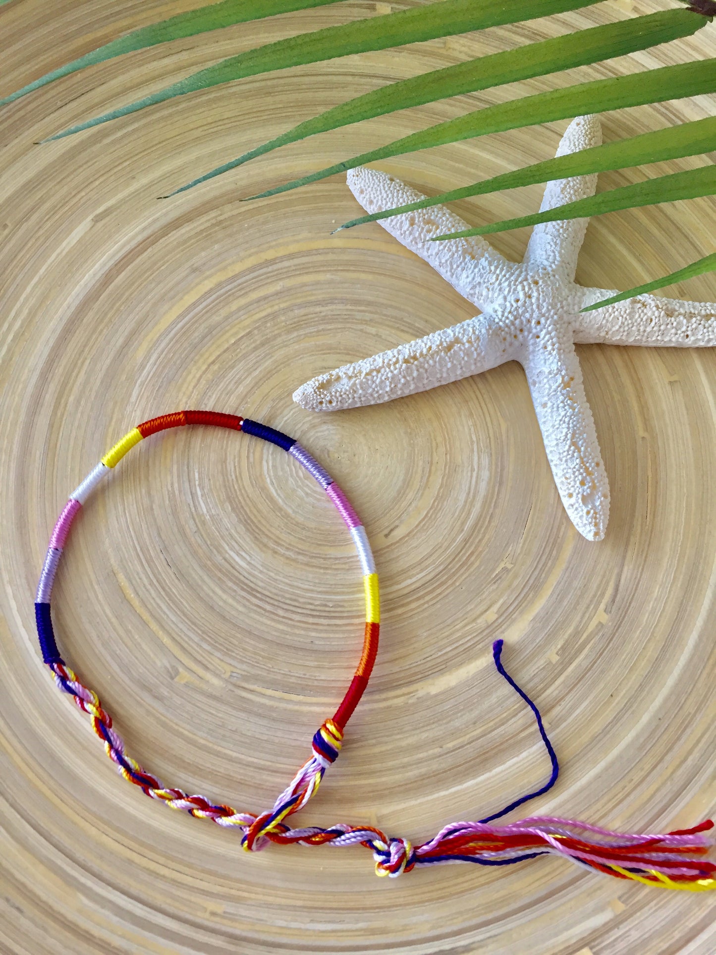 Color Block Friendship Bracelet (Summer)